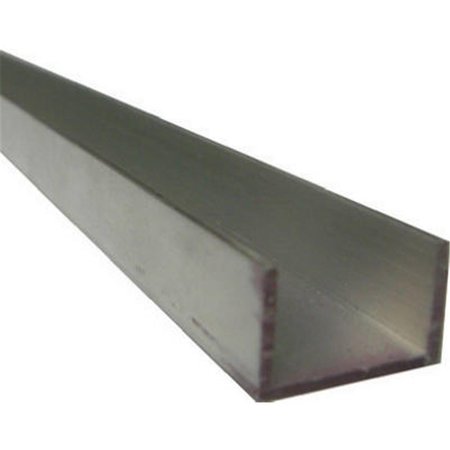 STEELWORKS 11385 0.75 x 96 in. Aluminium Trim Channel 688408